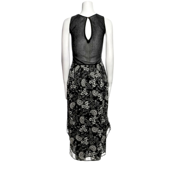 Ulla Johnson Gray Floral Mesh Dress - Picture 3 of 6